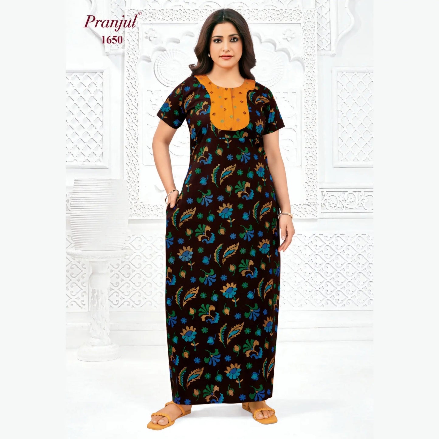 Cotton Pranjul Nighty 1650