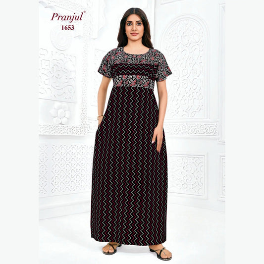 Cotton Pranjul Nighty 1653