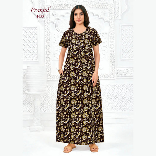 Cotton Pranjul Nighty 1655