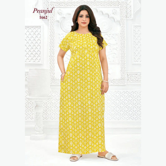 Cotton Pranjul Nighty 1662
