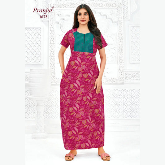 Cotton Pranjul Nighty 1672
